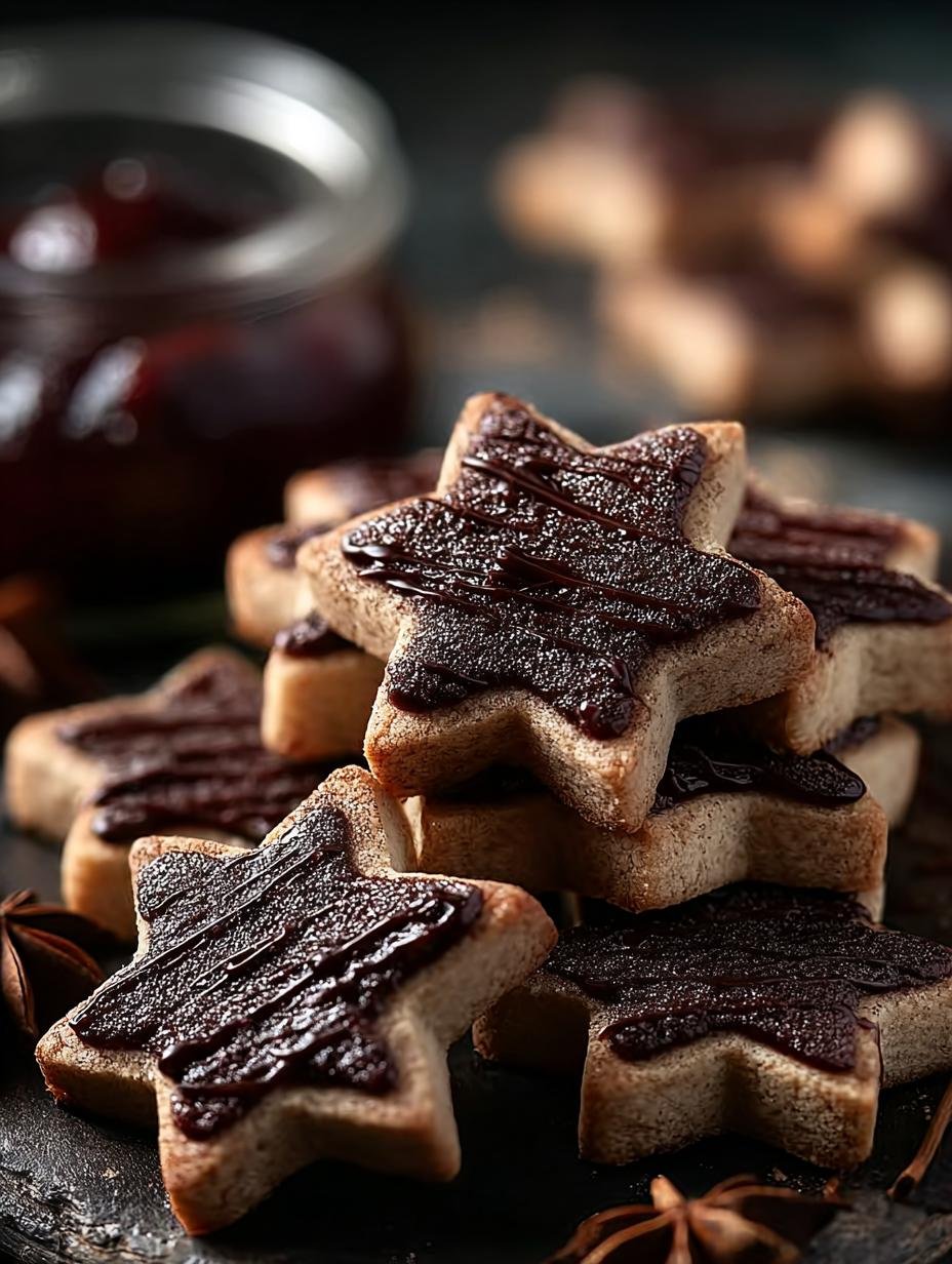 Schoko Stern Plaetzchen Mit