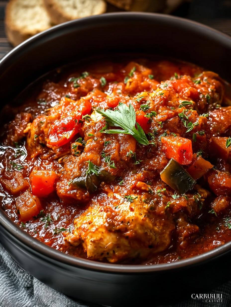 Slow Cooker Chicken Cacciatore