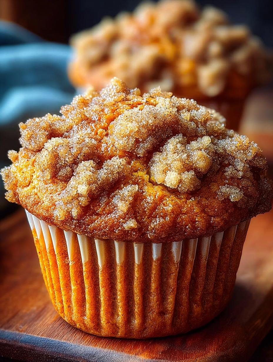 Spiced Pumpkin Streusel Muffins