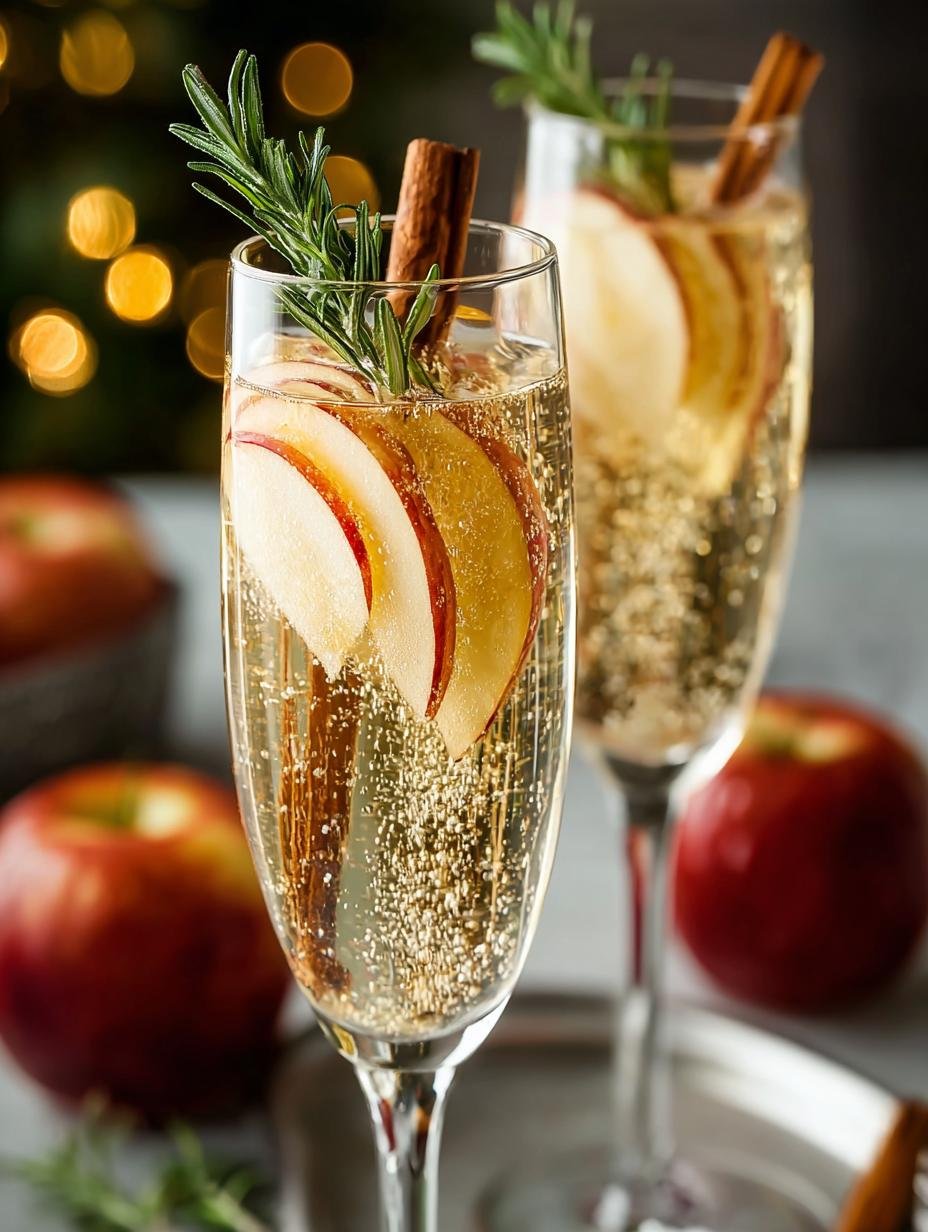 Apple Cider Champagne Cocktail