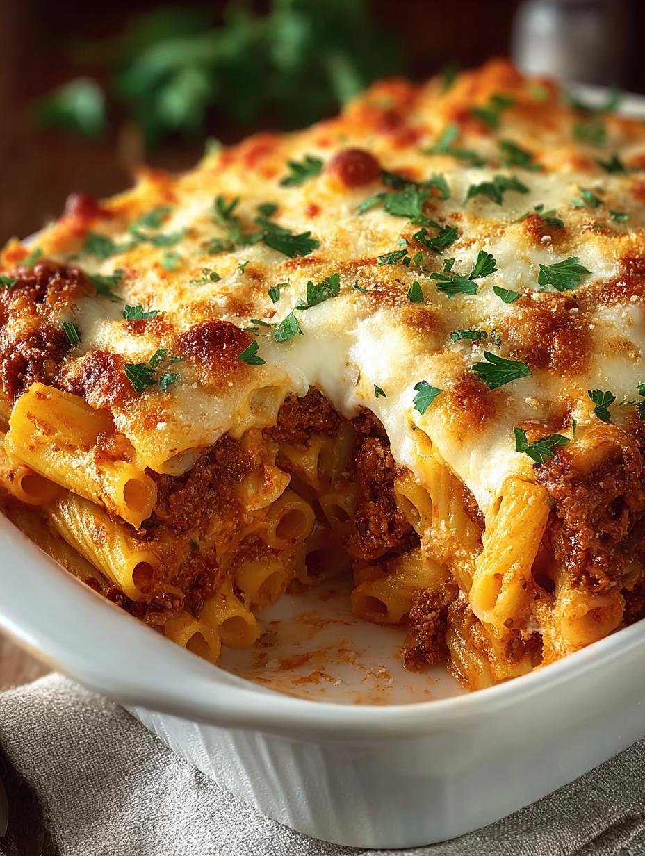 Ultieme Gebakken Ziti: Een Zalige FamilieFavoriet - Baked Ziti - additional detail