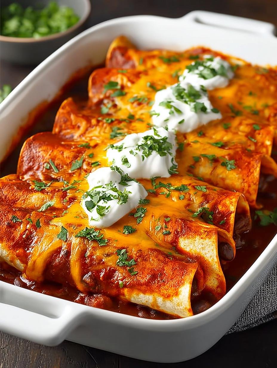 Close-up van een perfect gerolde Black Bean Enchilada, klaar om gebakken te worden