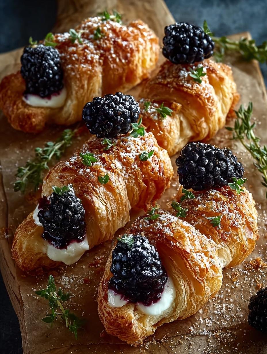 Blackberry Goat Cheese Puff