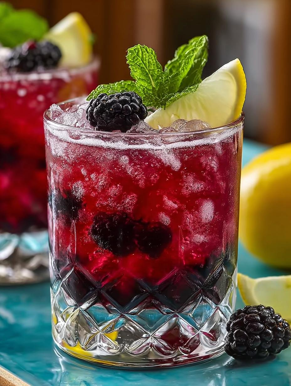 Blackberry Lemon Mocktail