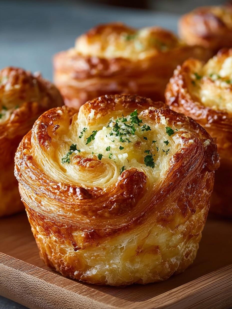 De ultieme Cheesy Garlic Cruffin in 12 stappen - Cheesy Garlic Cruffin - main visual representation