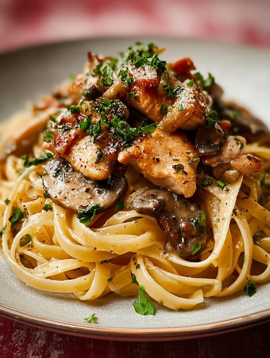 Chicken Marsala Pasta