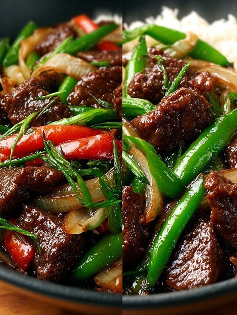 Chinesisches Rindfleisch Mit Zwiebeln