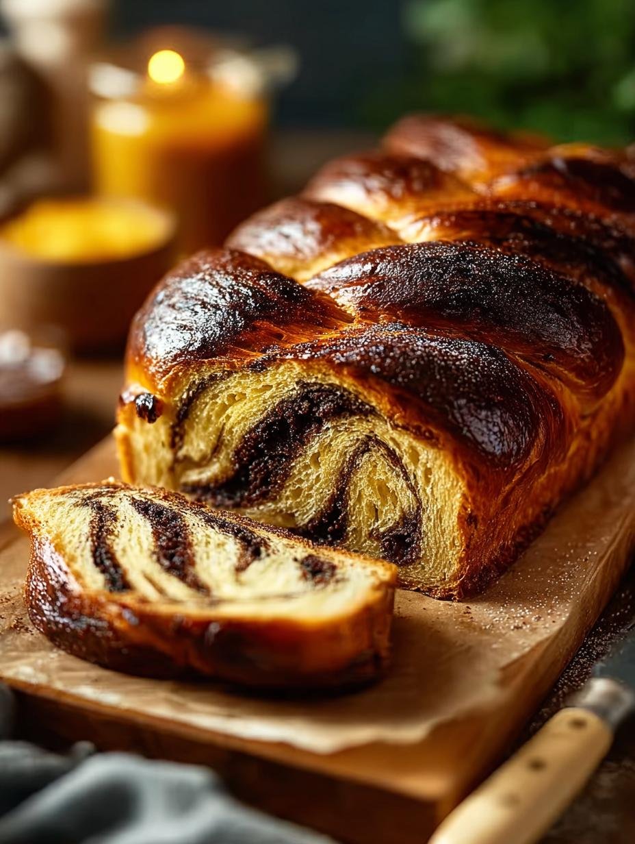 Ultiem Chocolade Challah Brood: 2 keer zo lekker! - Chocolate Challah Bread - plakken met gesmolten chocolade
