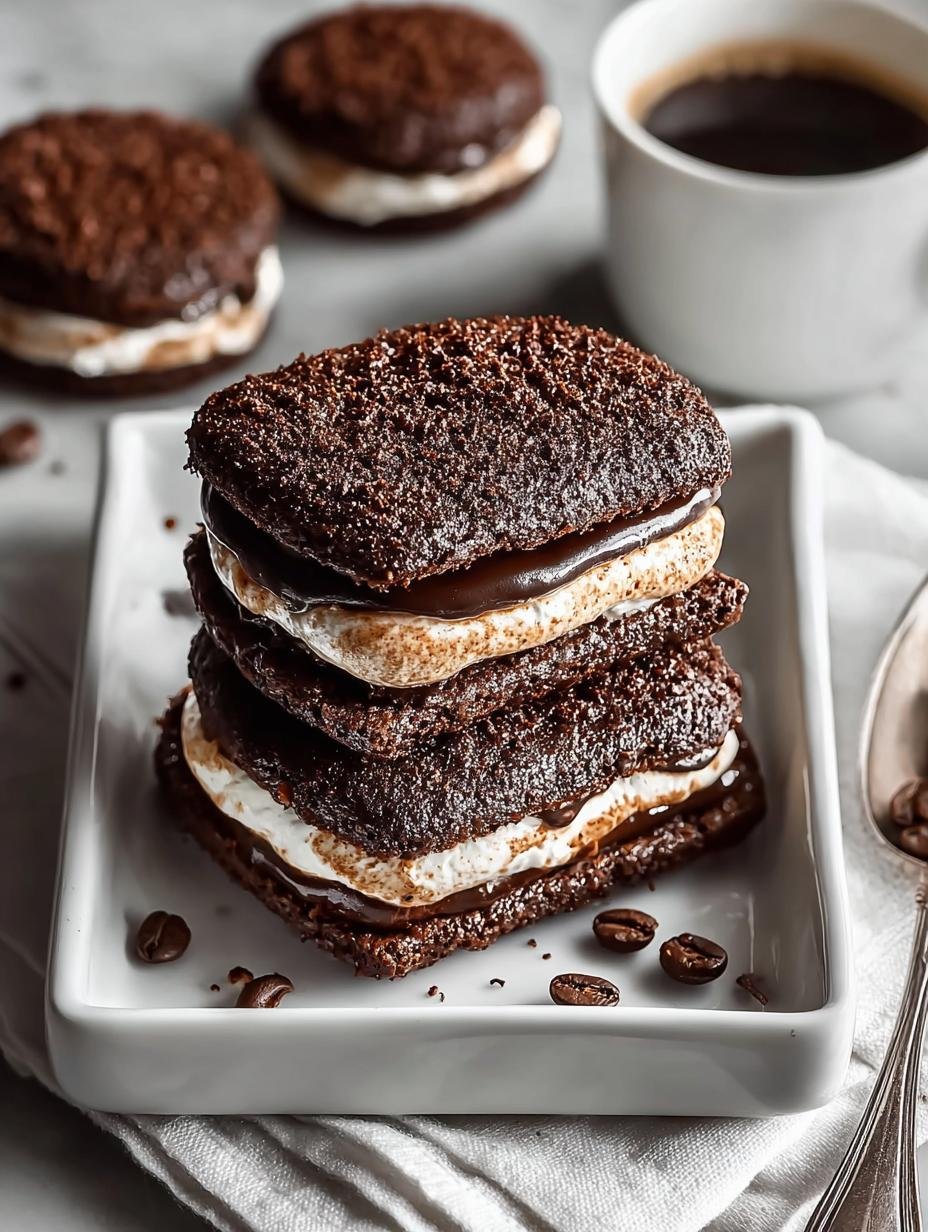 Hemelse Chocolade Koffie Mascarpone Sandwich: 10 Redenen - Chocolate Coffee Mascarpone Sandwich - additional detail