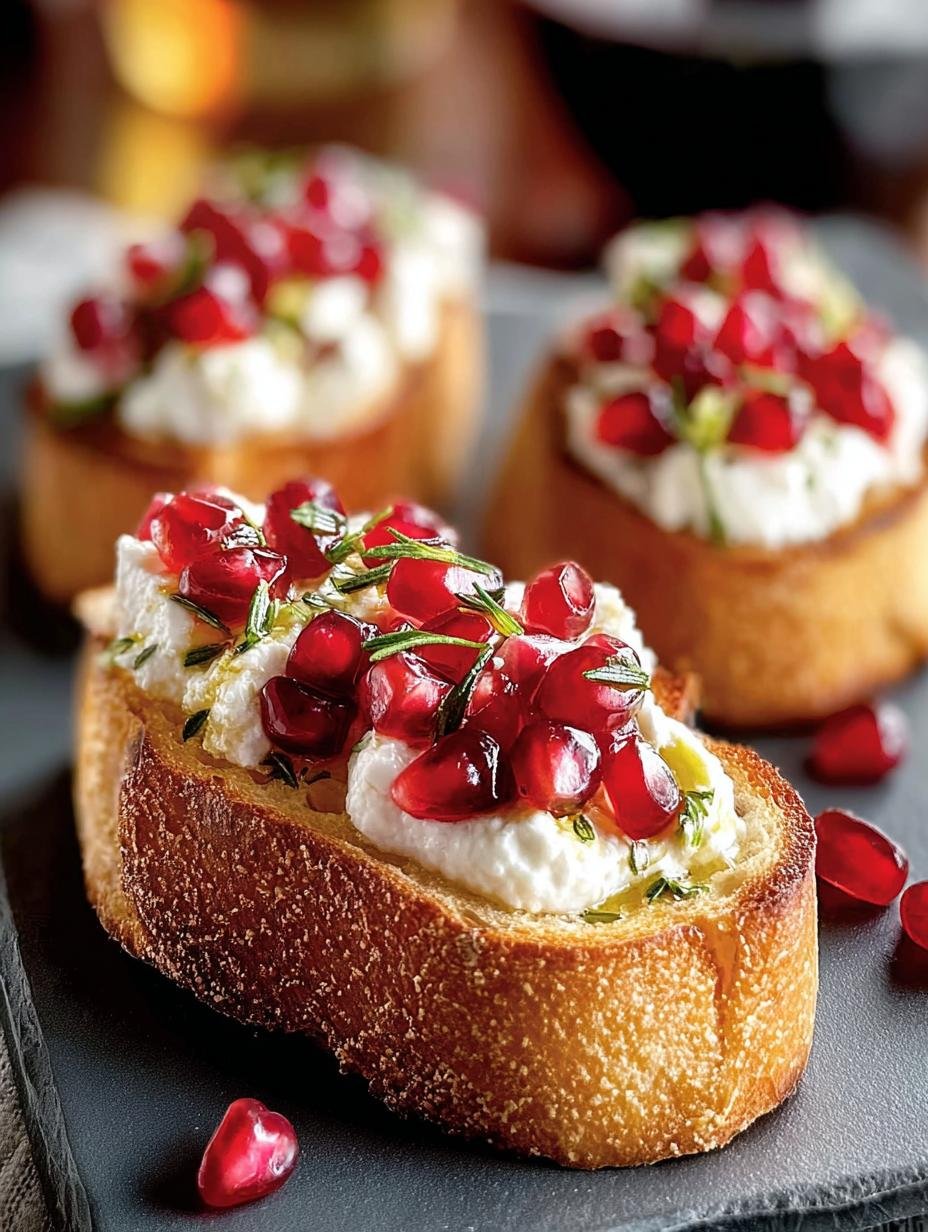 Onweerstaanbare Crostini Appetizer met Geit (12x) - Crostini Appetizer with Goat - main visual representation