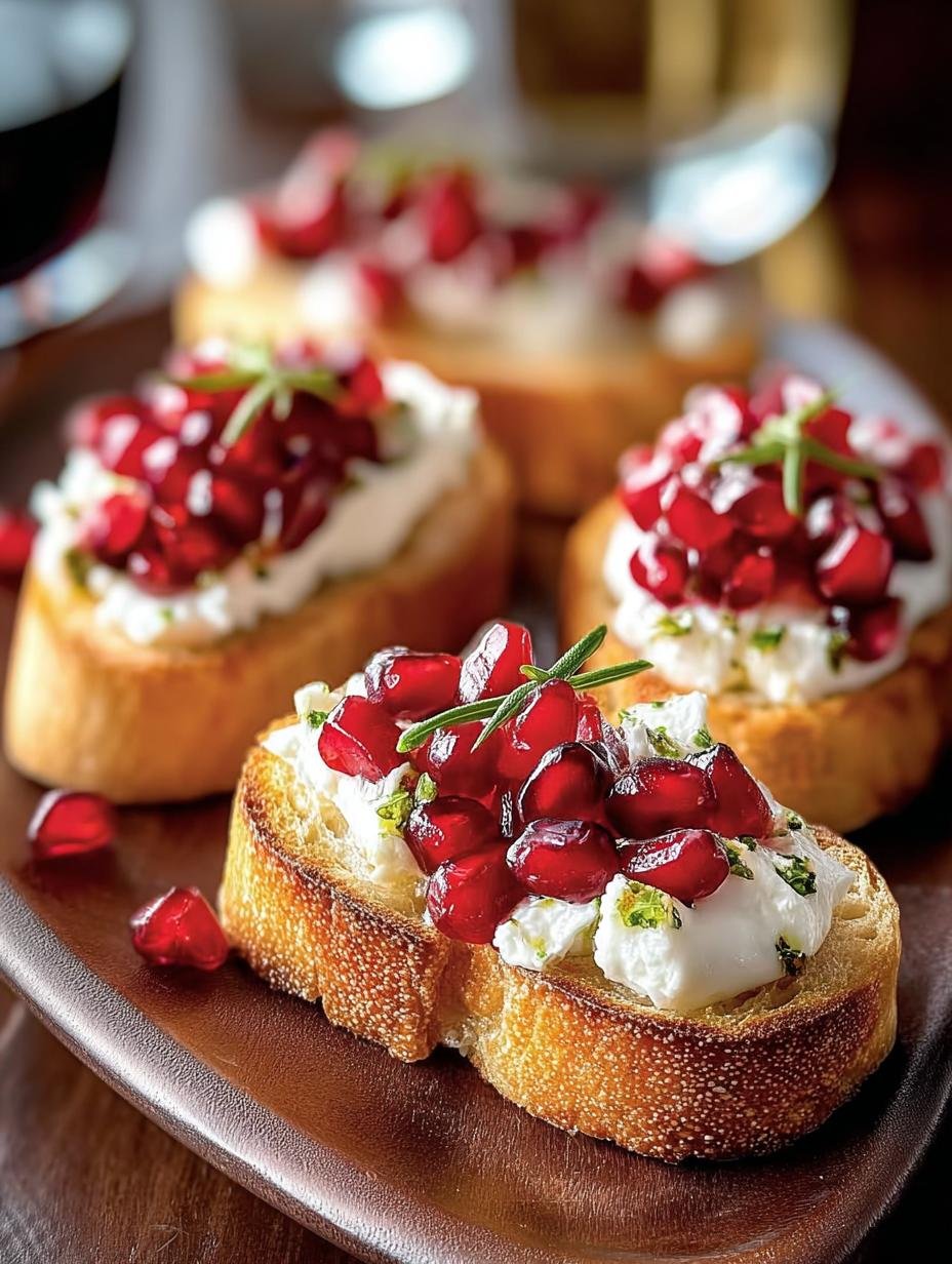 Onweerstaanbare Crostini Appetizer met Geit (12x) - Crostini Appetizer with Goat - additional detail