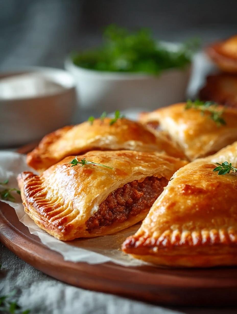 Flaky Ghanaian Meat Pie