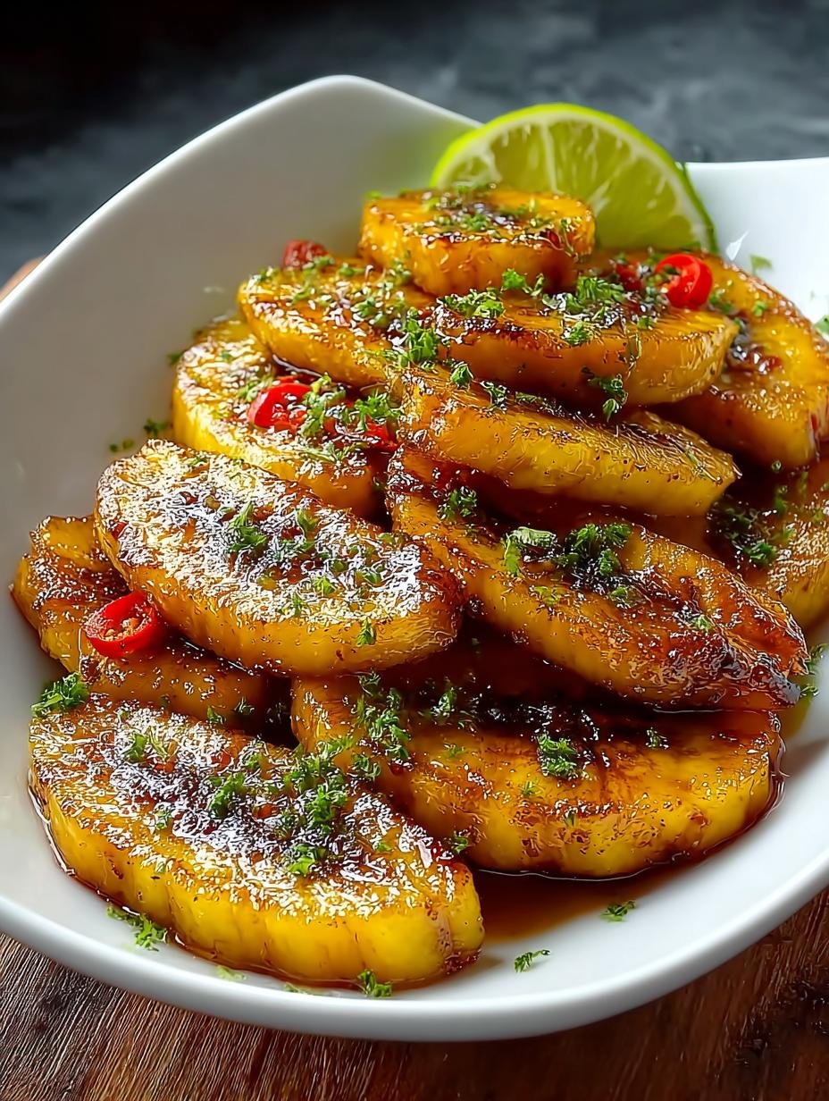 Onthul 1 geheim van verbluffende Haitian Style Boiled Plantains - Haitian Style Boiled Plantains - geserveerd gerecht met verse koriander