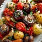 Italian Roasted Mushrooms Veggies