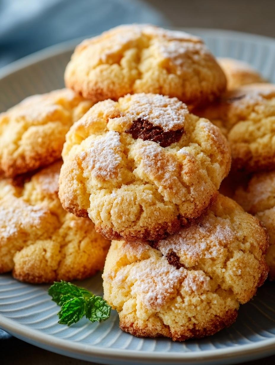 Versgebakken Keto Kekse Aus Kuchenmischung op een koelrek