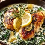 Lemon Butter Spinach Artichoke