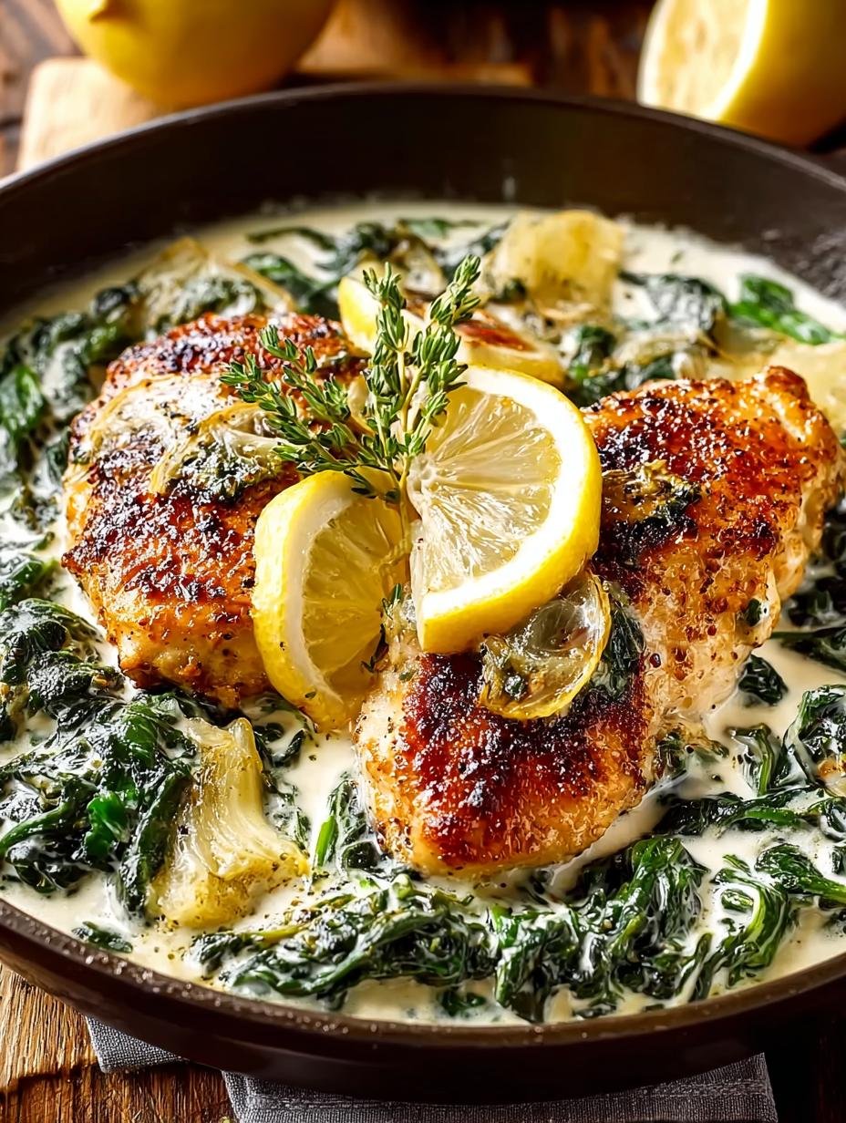 Lemon Butter Spinach Artichoke