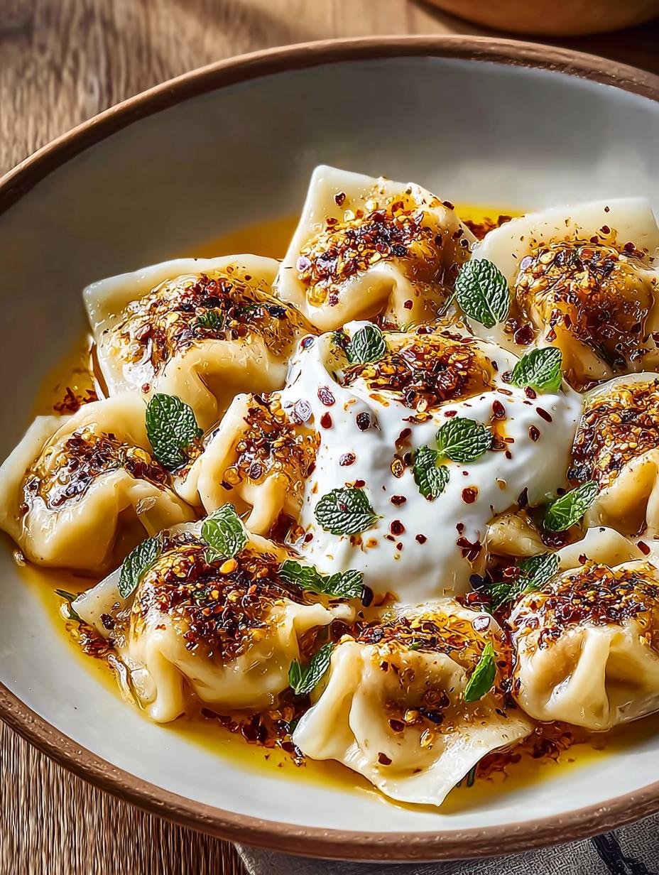 Manti Turkish Dumplings with