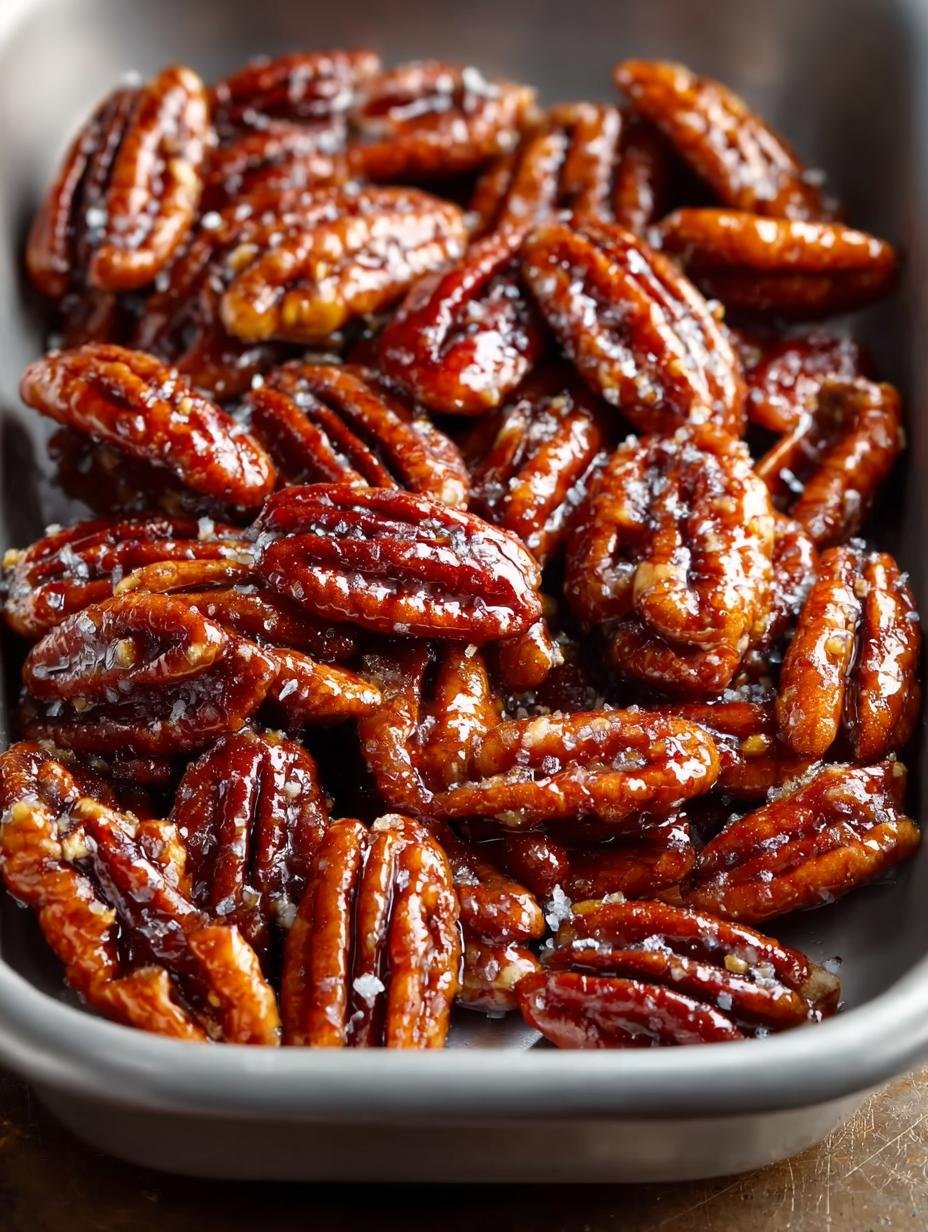 Hemelse Maple Cinnamon Candied Pecans in 1 Uur! - Maple Cinnamon Candied Pecans - main visual representation