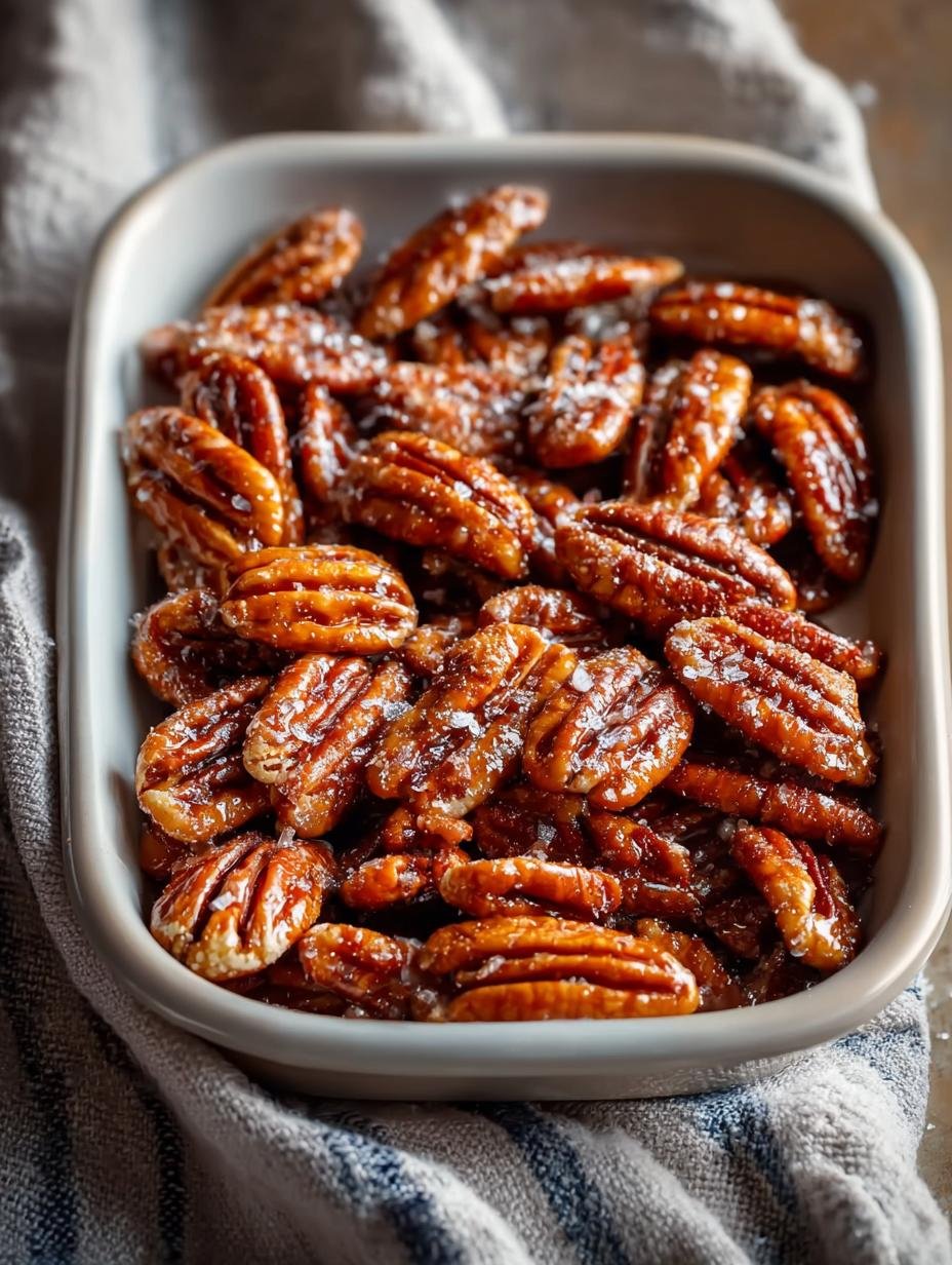 Hemelse Maple Cinnamon Candied Pecans in 1 Uur! - Maple Cinnamon Candied Pecans - additional detail