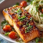 Miso Salmon with Garlic