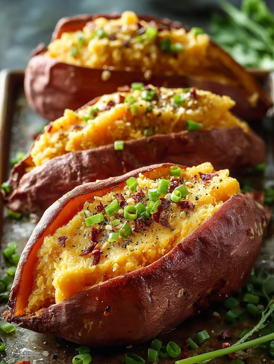 Roasted Japanese Sweet Potatoes