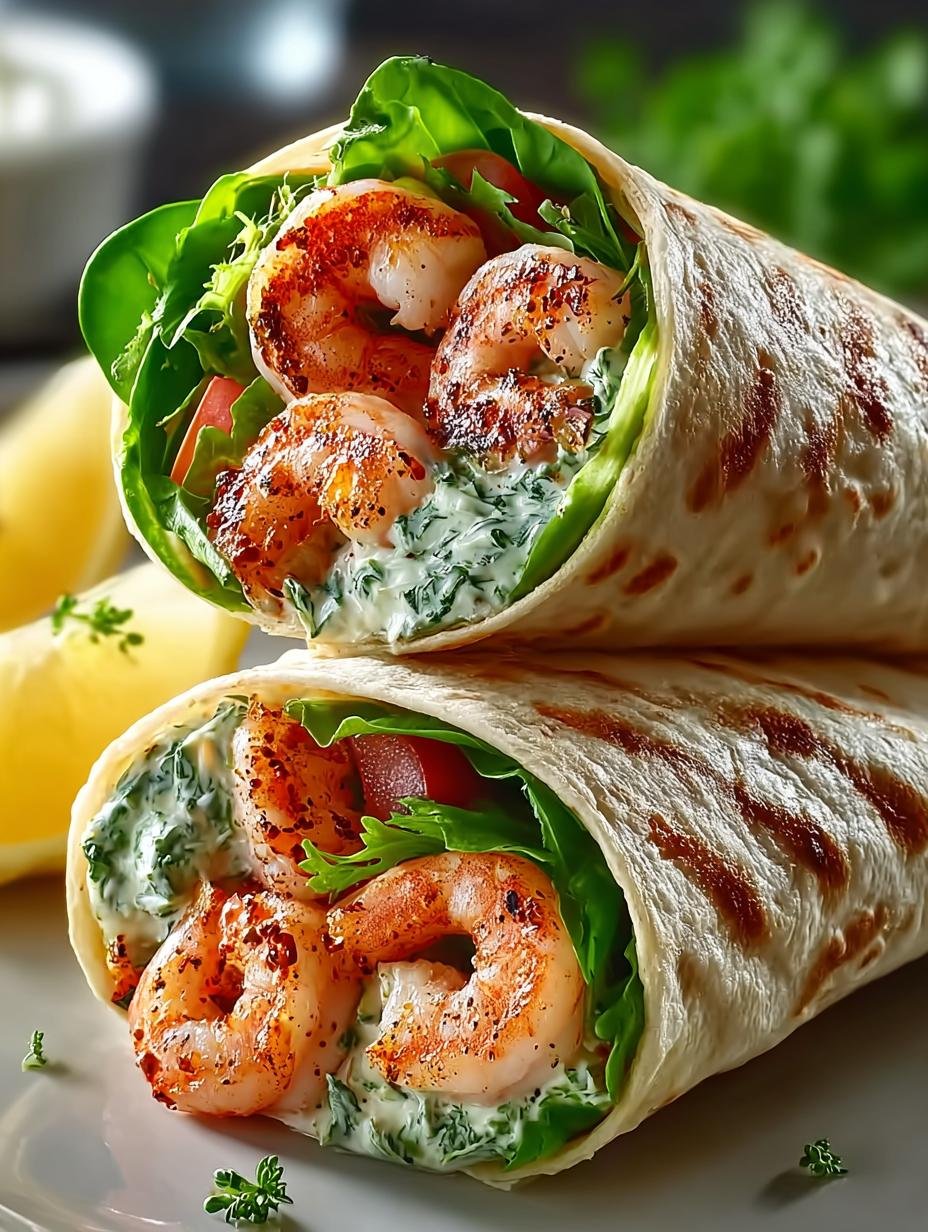 Smaakvolle Shrimp Caesar Salad Wraps in 1,2,3 stappen - Shrimp Caesar Salad Wraps - additional detail