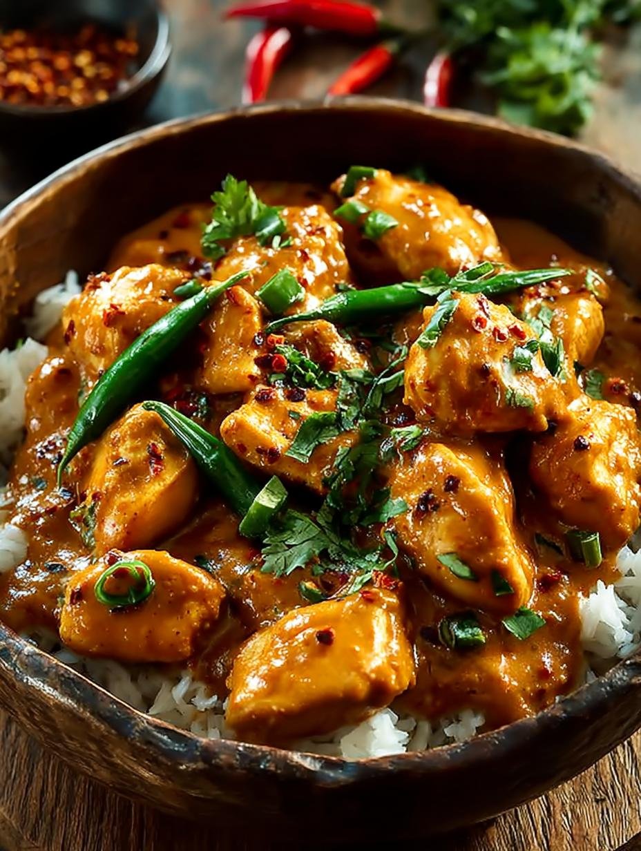 Spicy Peanut Butter Chicken