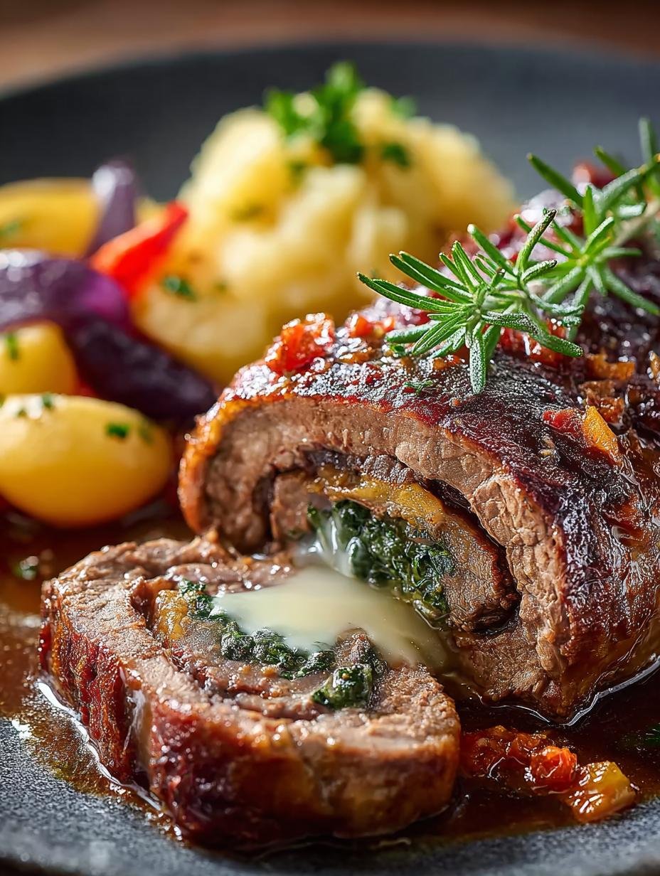 Authentieke Duitse Rouladen: Het 90 minuten geheim! - Authentische Deutsche Rouladen Klassisches - malse rundvleesrolletjes met vulling en rijke saus