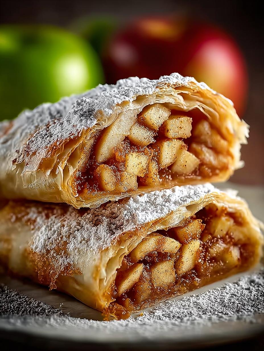 Authentischer Apfelstrudel Klassisches Deutsches