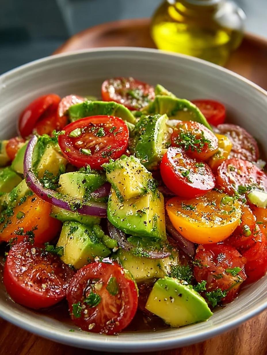 Avocado Salat Mit Tomaten