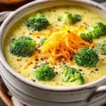 Brokkoli Cheddar Suppe Keto