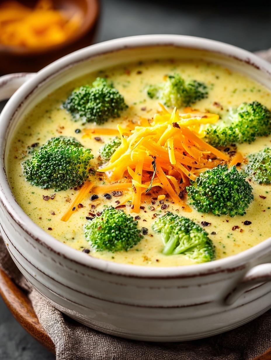 Brokkoli Cheddar Suppe Keto
