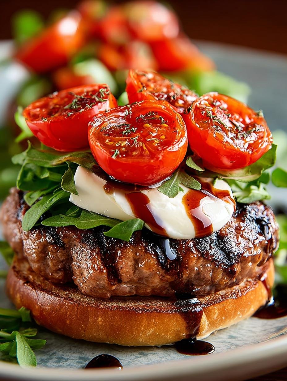 Bruschetta Burger Ohne Broetchen
