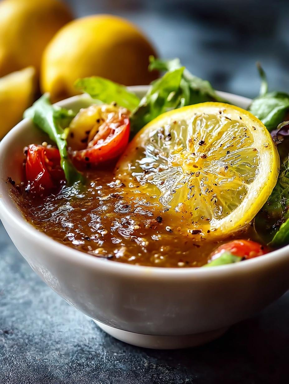 Caramelized Lemon Vinaigrette
