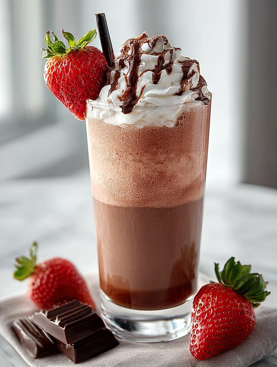 Chocolate Covered Strawberry Shakes
