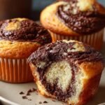 Chocolate Vanilla Swirl Muffins