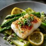 Cod with Lemony Leeks
