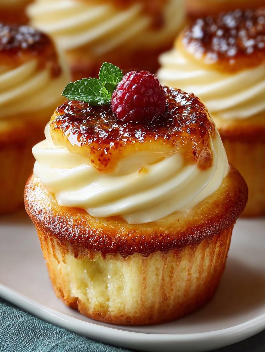 Creme Brulee Cupcakes