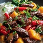 Curried Beef Mushrooms with