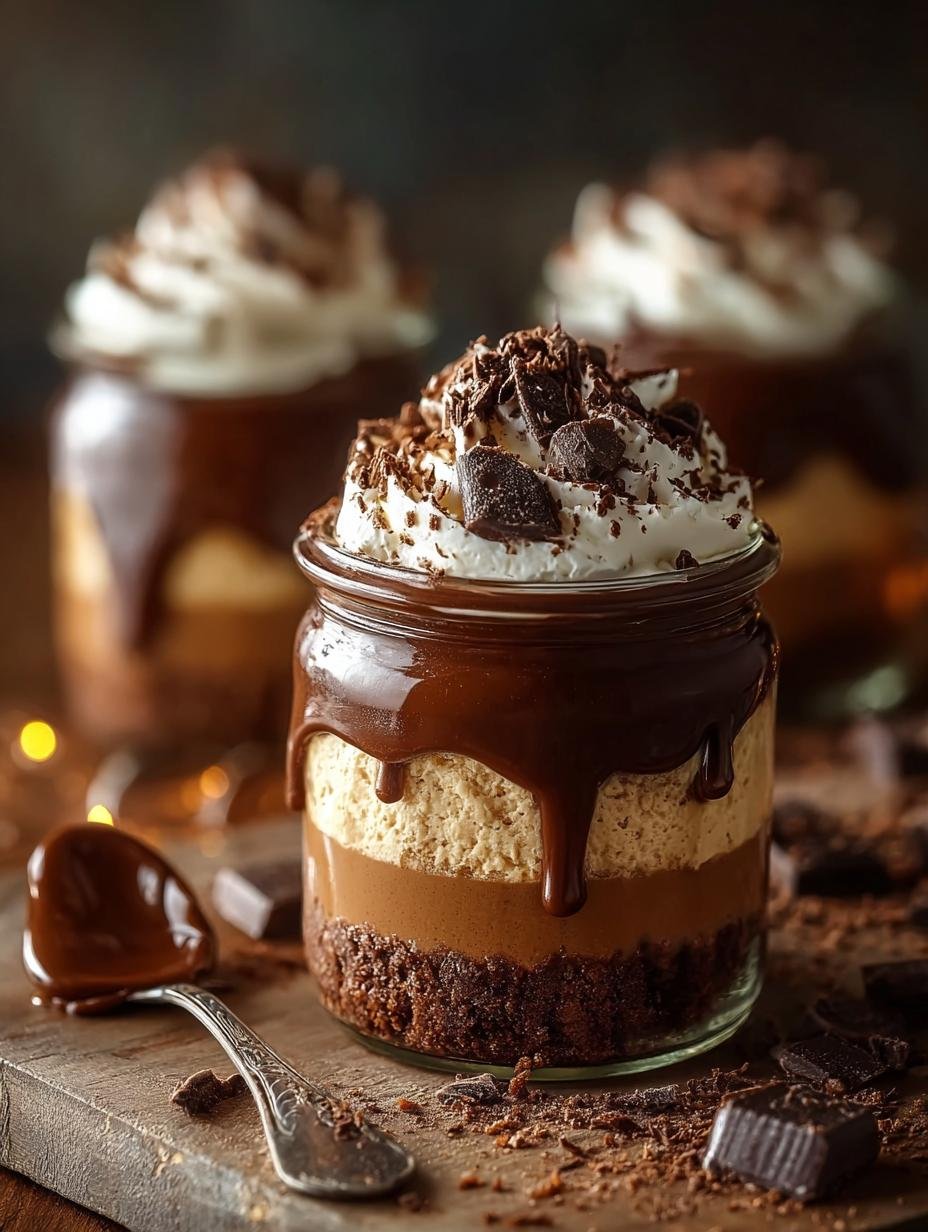 Hemelse Dulce Leche Chocolademousse: 350 Kcal Genot - Dulce Leche Chocolate Mousse - main visual representation