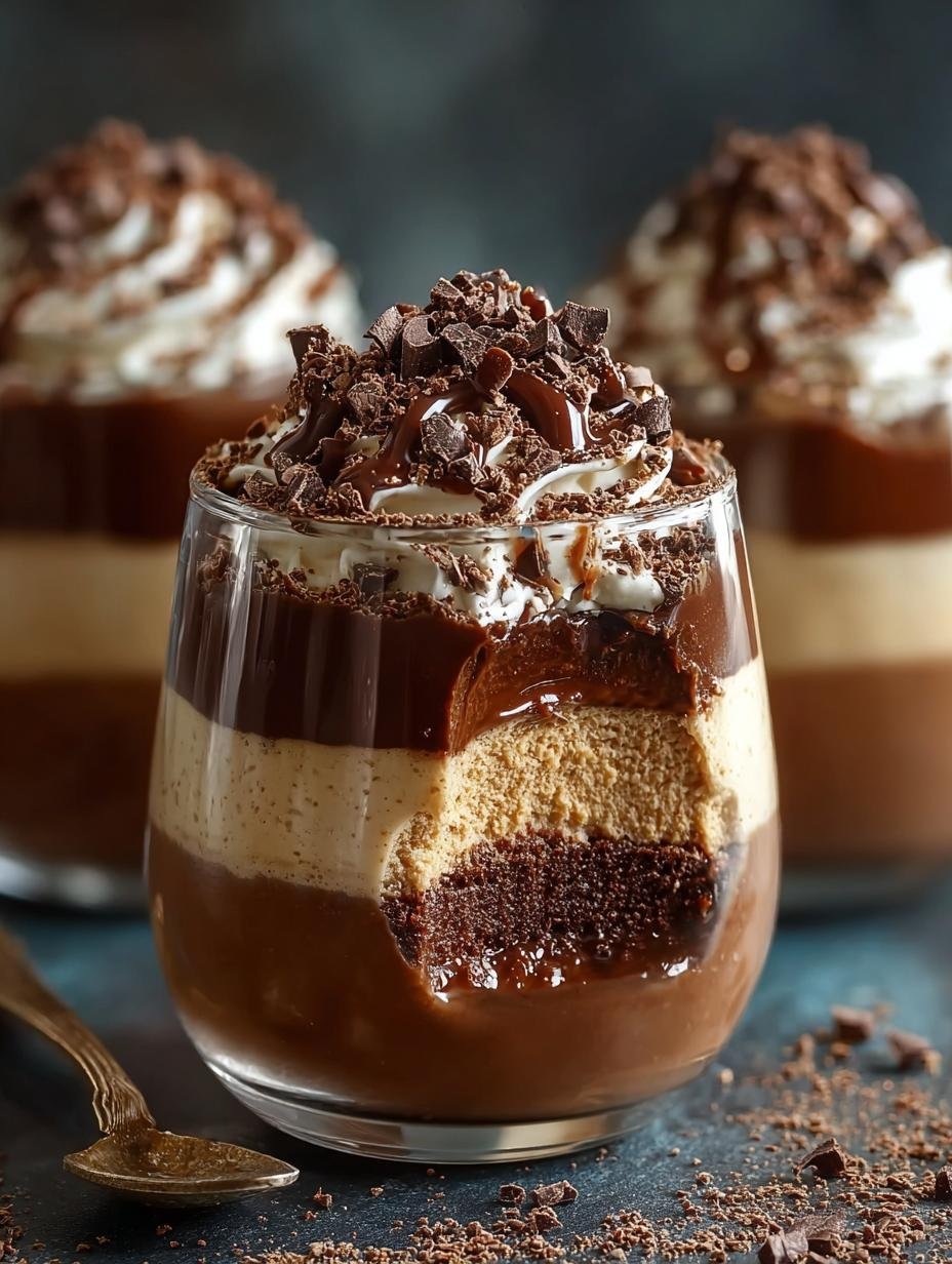 Hemelse Dulce Leche Chocolademousse: 350 Kcal Genot - Dulce Leche Chocolate Mousse - additional detail