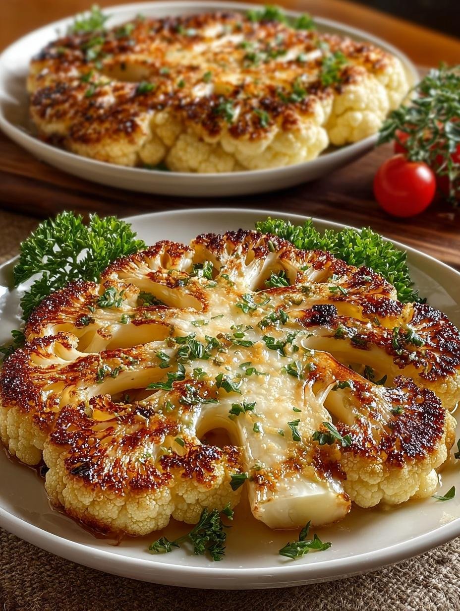 Einfache Käse Blumenkohl Steaks: 6 Herrliche Happen - Einfache Kase Blumenkohl Steaks - main visual representation