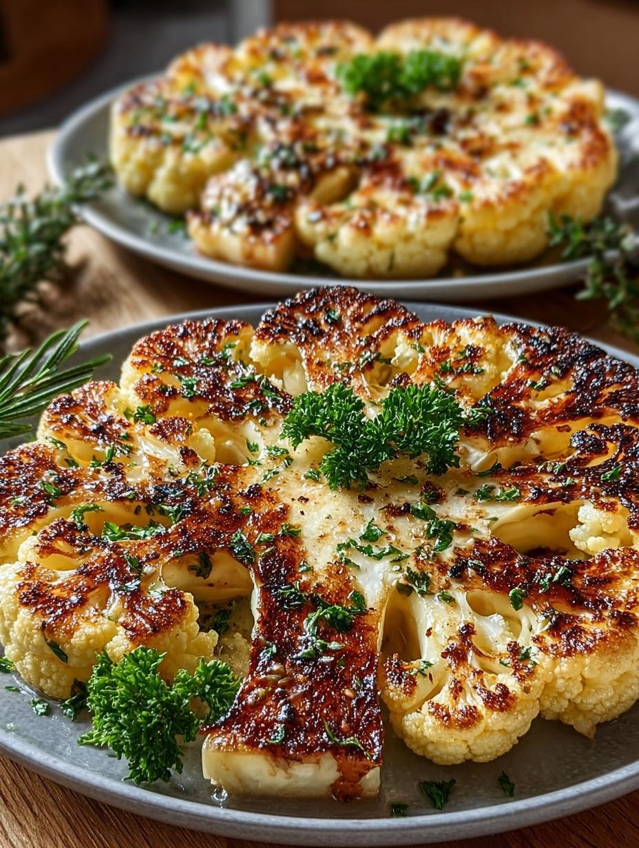 Einfache Käse Blumenkohl Steaks: 6 Herrliche Happen - Einfache Kase Blumenkohl Steaks - additional detail