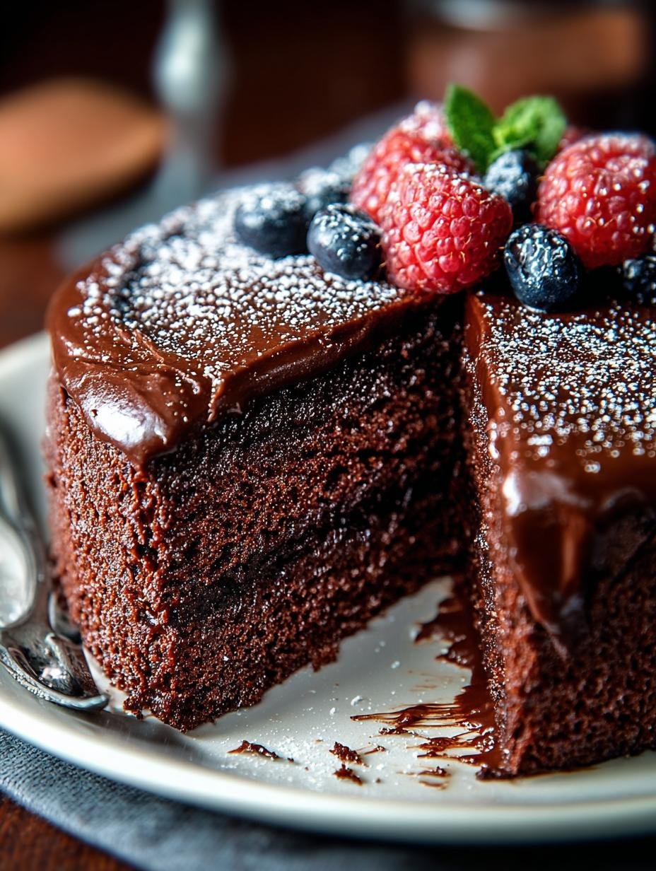 Fudgy Schokoladenkuchen Rezept Lecker