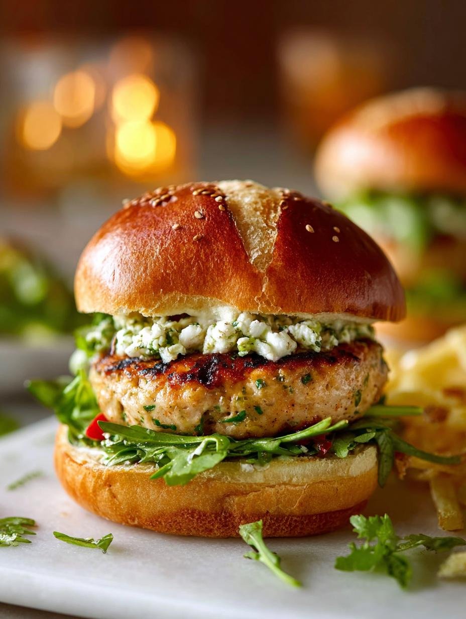 Green Goddess Turkey Burgers