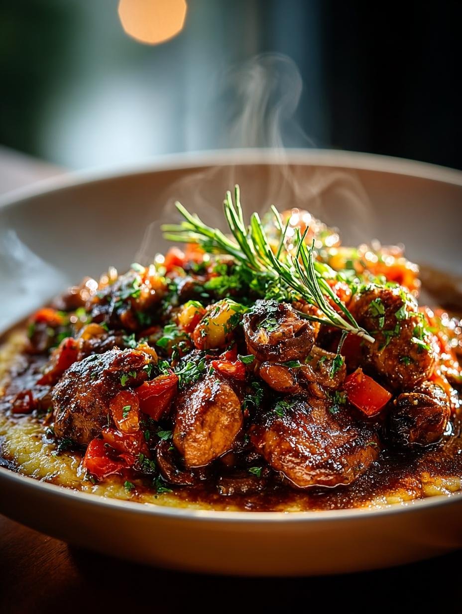 Haas Cacciatore Keto: Onthul 1 Heerlijk Geheim! - Hasen Cacciatore Rezept Keto - hoofdgerecht met mals haasvlees en rijke tomatensaus