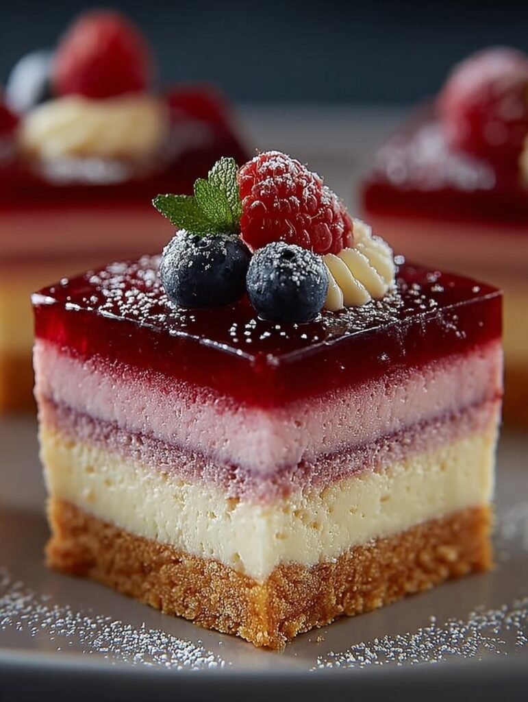 Himbeer Jelly Cheesecake Mit