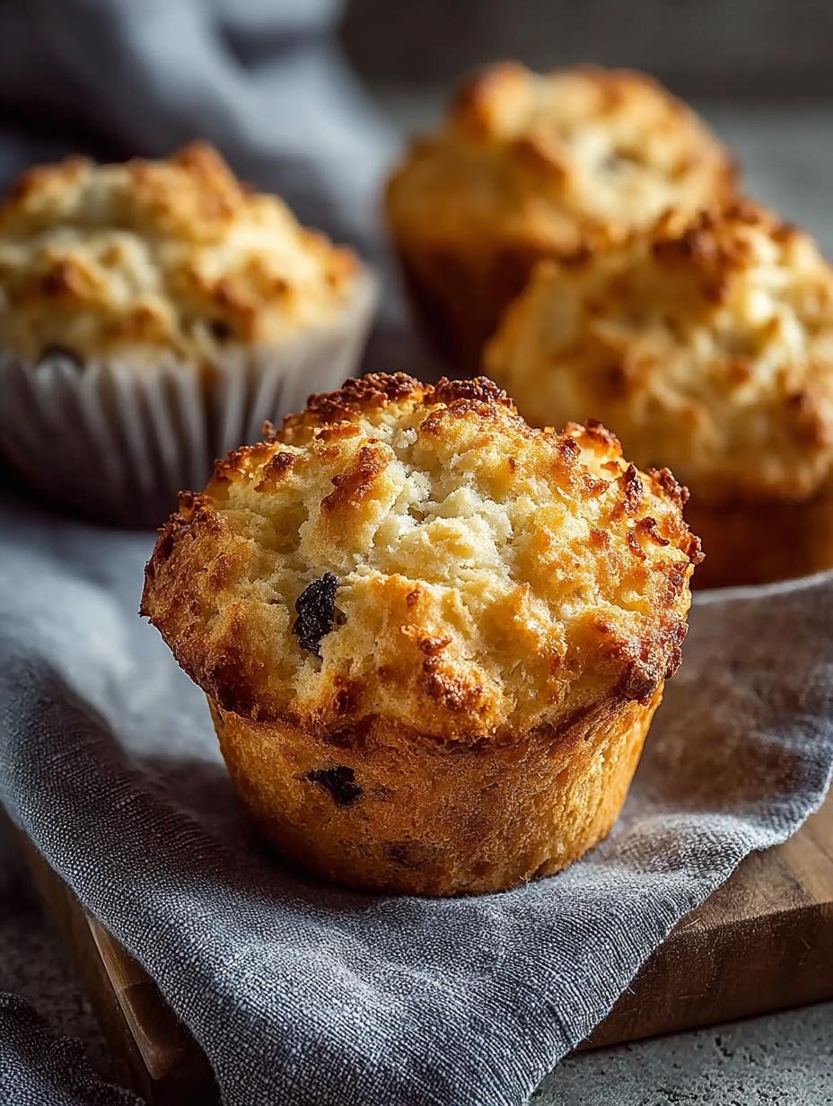 Close-up van de perfecte textuur van Irish Soda Bread Muffins, met een zachte kruim en zichtbare krenten.