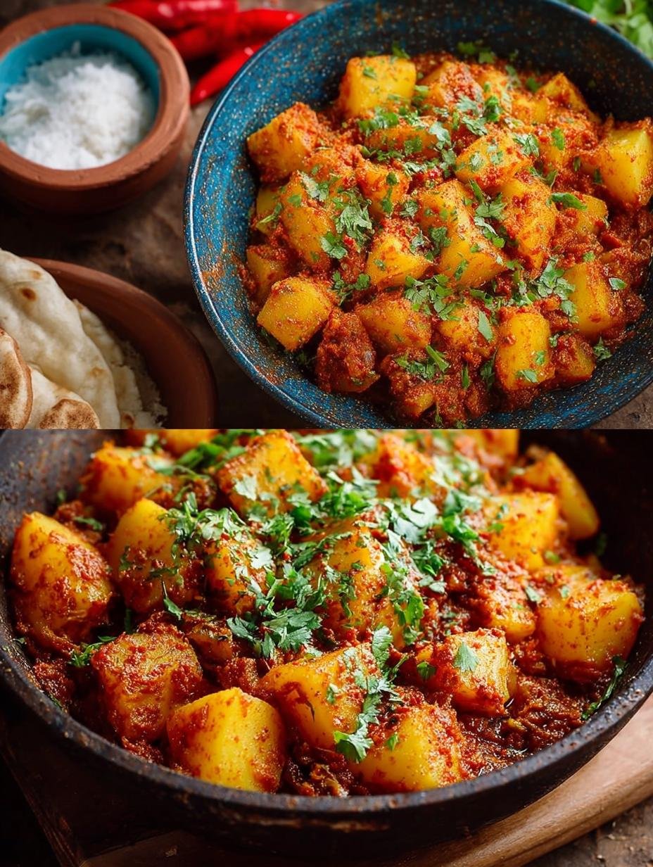 Waan je in India met 7 Stappen Kartoffel Curry Aloo Masala! - Kartoffel Curry Aloo Masala - main visual representation